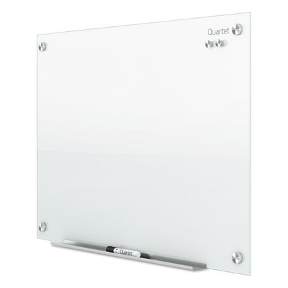 Quartet Infinity Magnetic Glass Marker Board, 24 x18, White