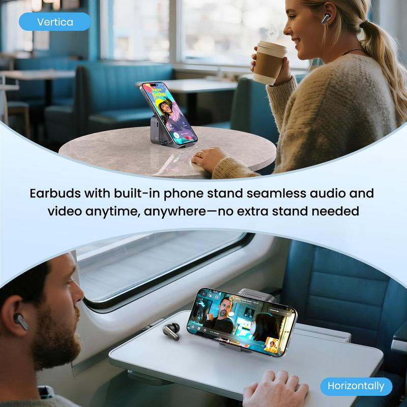 Siawag 2026 New Wireless Bluetooth Earbuds, 12.4 Mm Custom Dynamic Driver, 42 Db Active Noise Cancellation, 4 HD Mics with Clear Voice Technology