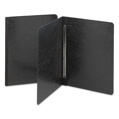 Smead Prong Fastener Premium Pressboard Report Cover, Two-Piece Prong Fastener, 3" Capacity, 8.5 x 11, Black/Black