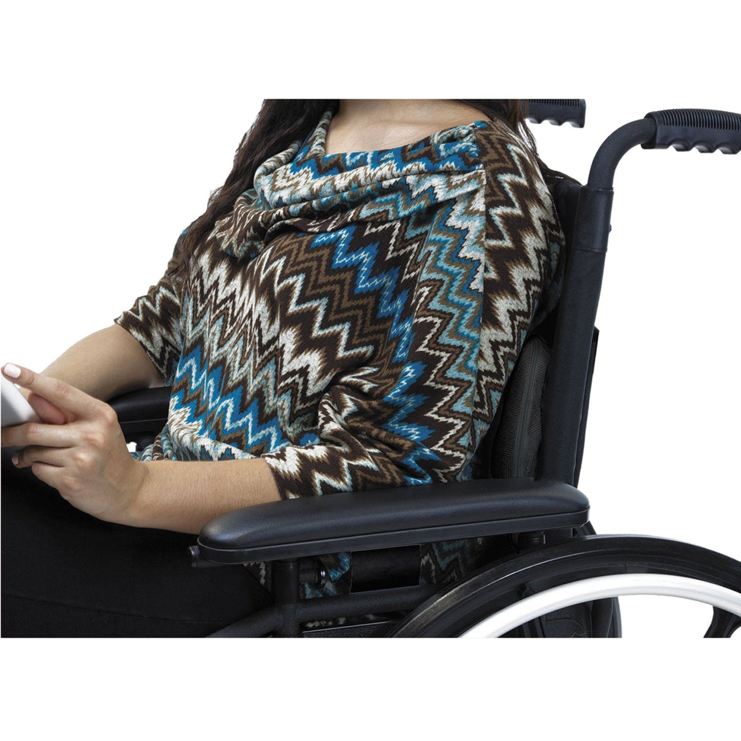 Master Caster The ComfortMakers Deluxe Lumbar Support Cushion, Memory Foam, 12.5 x 2.5 x 7.5, Black
