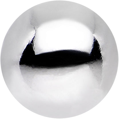 Solid 14k White Gold Replacement Ball 4.5mm - 14G