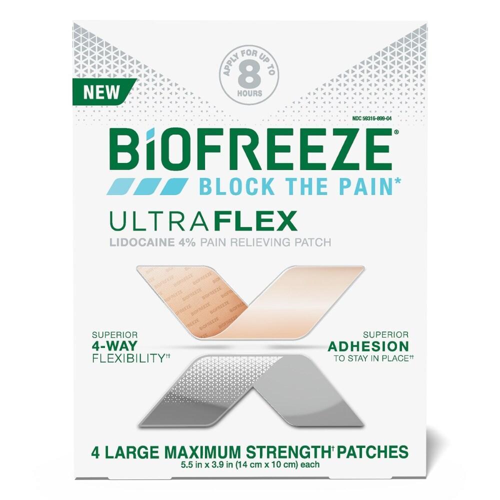 Biofreeze UltraFlex Large Maxium Strength Lidocaine Patches