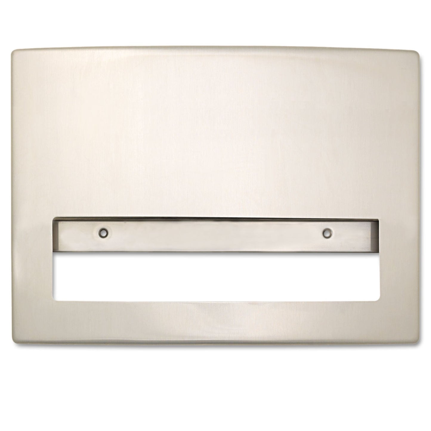 Bobrick Stanless Steel Toilet Seat Cover Dispenser, ConturaSeries, 15.75 x 2.25 x 11.25, Satin Finish