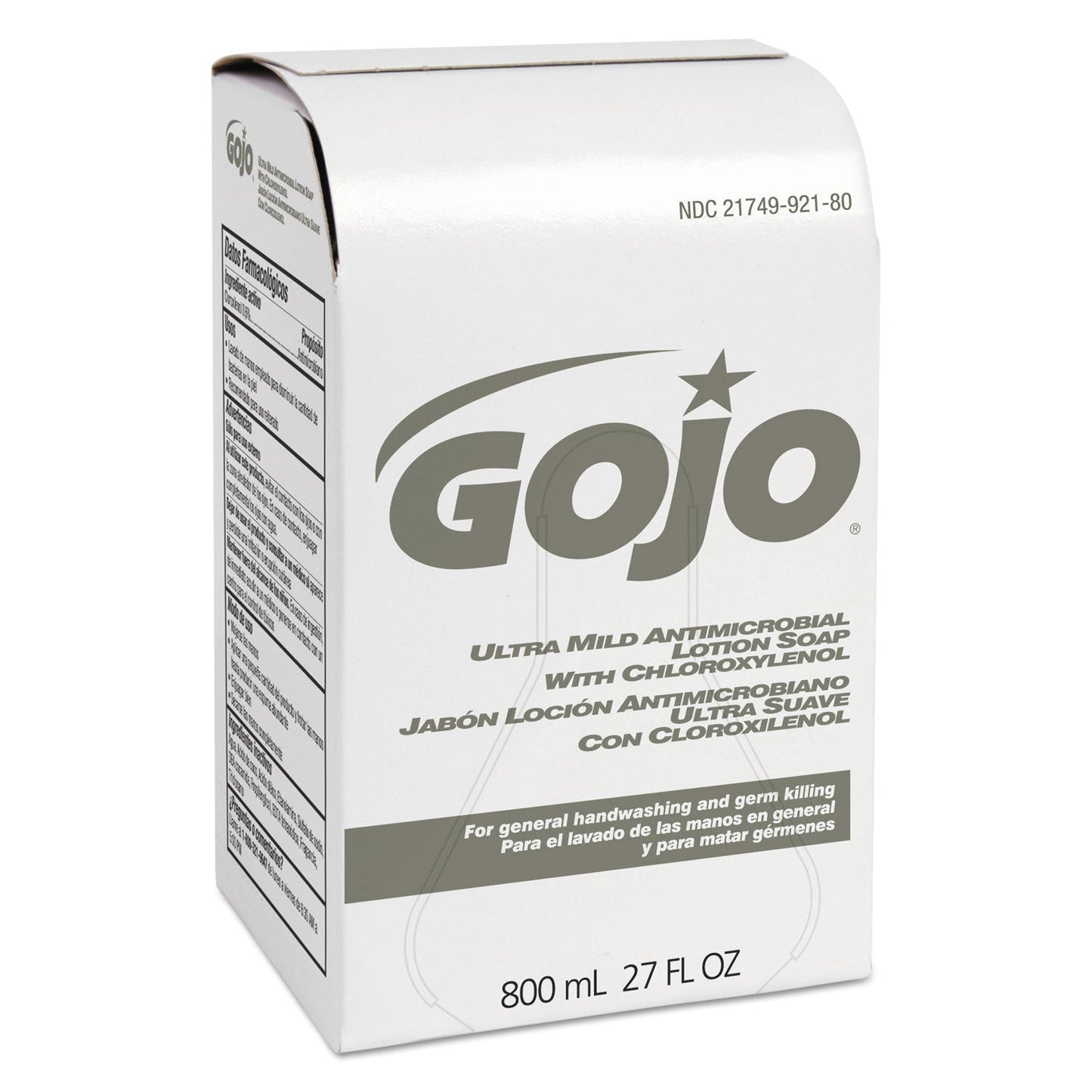 GOJO Ultra Mild Lotion Soap with Chloroxylenol Refill, Floral Balsam, 800 mL