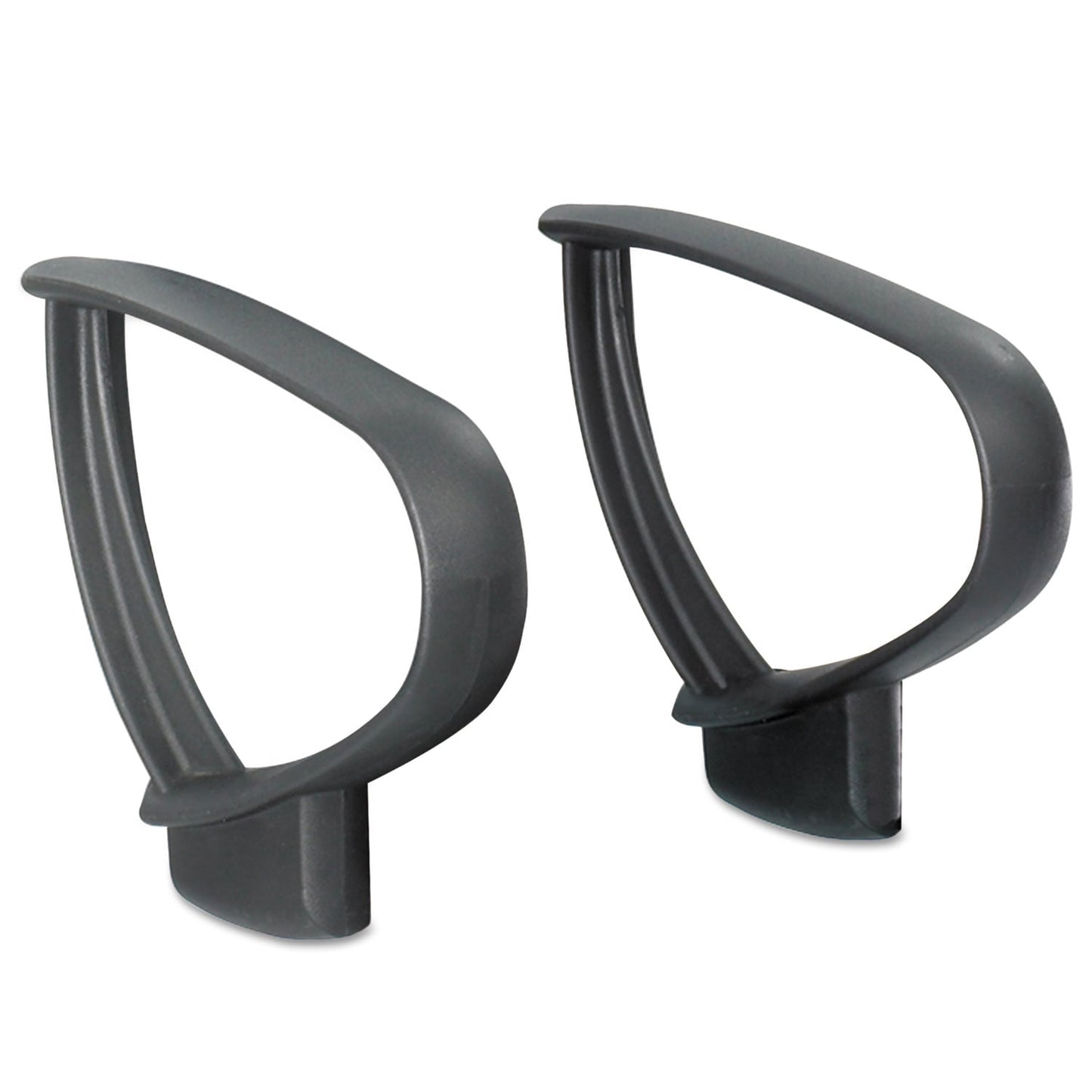 Safco Optional Loop Arm Kit for Mesh Extended Height Chairs for Safco Vue Mesh Extended-Height Chairs, Black, 2/Set