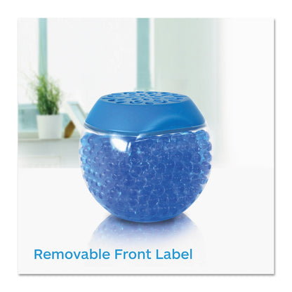 BRIGHT Air Scent Gems Odor Eliminator, Cool and Clean, Blue, 10 oz Jar, 6/Carton