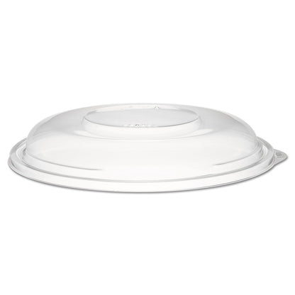 Dart PresentaBowls Clear Dome Lids, 7.3 Diameter x 1.1 h, Clear, Plastic, 63 Lids/Bag, 4 Bags/Carton