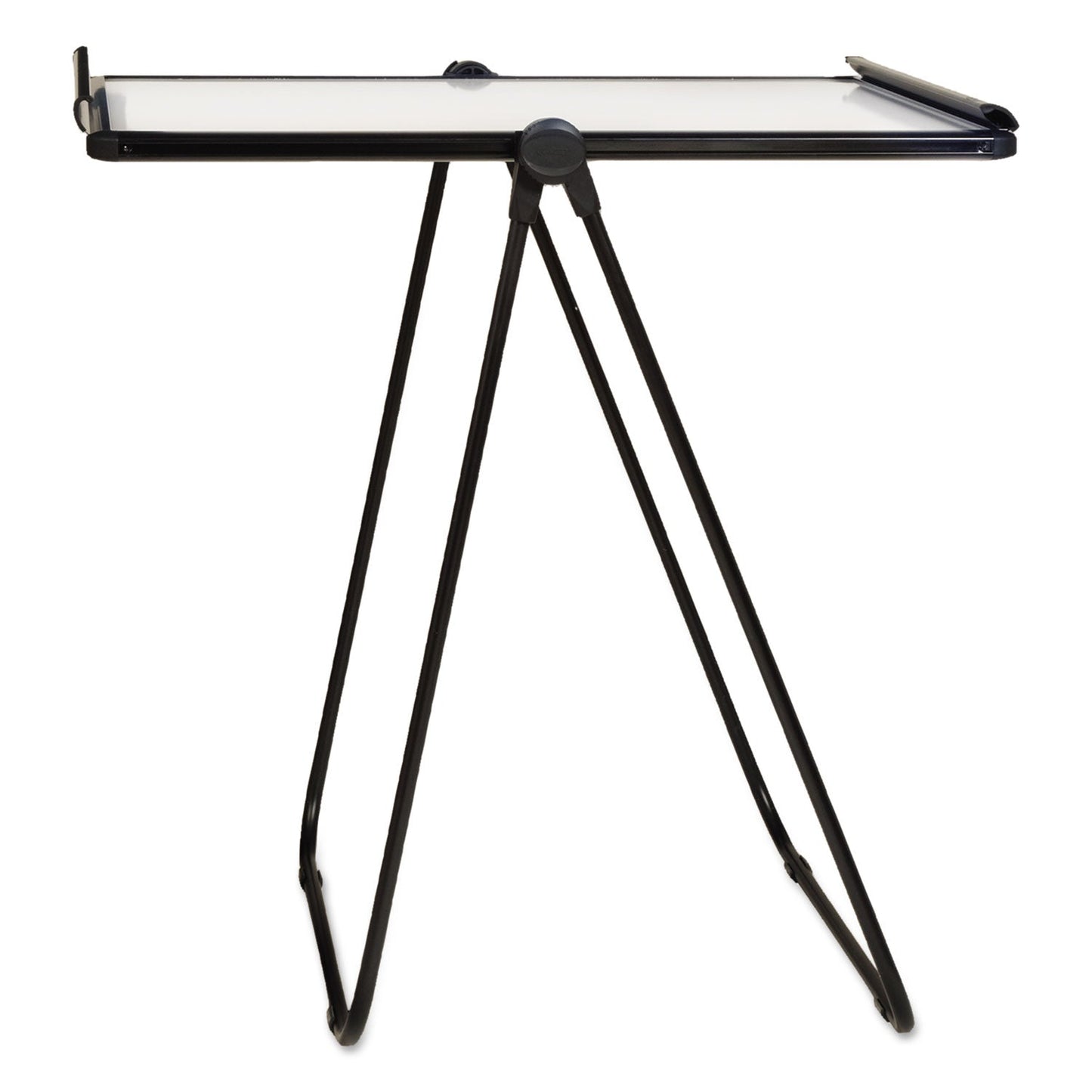 Quartet Ultima Presentation Easel, 27 x 34, White Surface, Black Frame