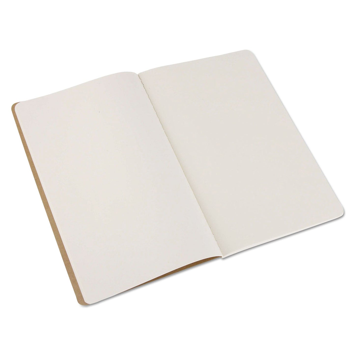 Moleskine Cahier Journal, 1 Subject, Unruled, Brown Kraft Cover, 8.25 x 5, 80 Sheets, 3/Pack