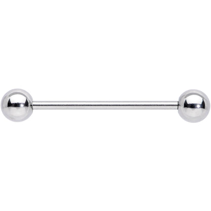 14G STEEL BARBELL Ring 1 inch 6mm