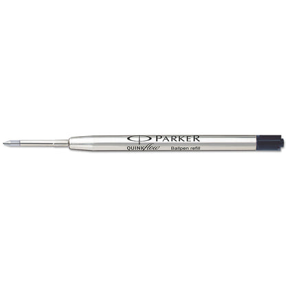 Parker Refill for Parker Ballpoint Pens, Fine Conical Tip, Black Ink