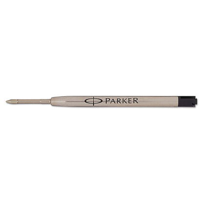 Parker Refill for Parker Ballpoint Pens, Fine Conical Tip, Black Ink