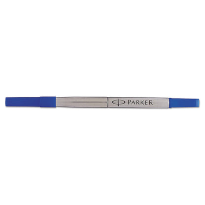 Parker Refill for Parker Roller Ball Pens, Medium Conical Tip, Blue Ink