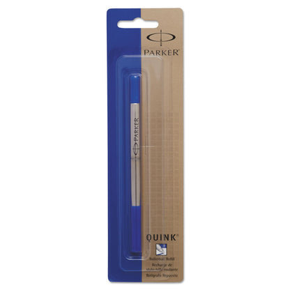 Parker Refill for Parker Roller Ball Pens, Fine Conical Tip, Blue Ink