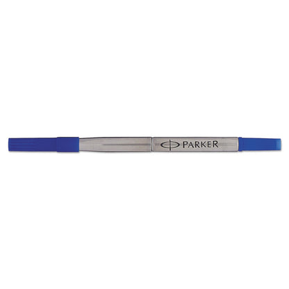Parker Refill for Parker Roller Ball Pens, Fine Conical Tip, Blue Ink