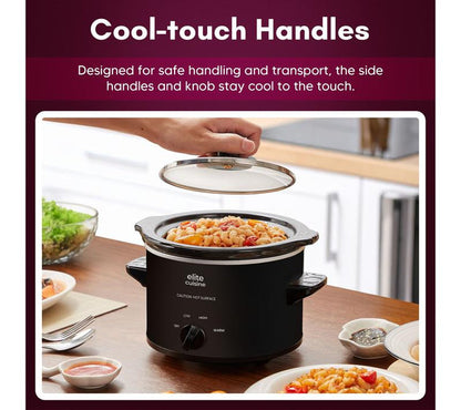 Elite Cuisine 1.5Qt. Mini Slow Cooker