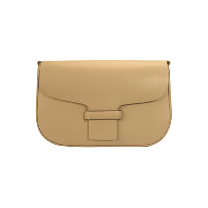 Genuine leather small shoulder bag for women trendy classic style hobo