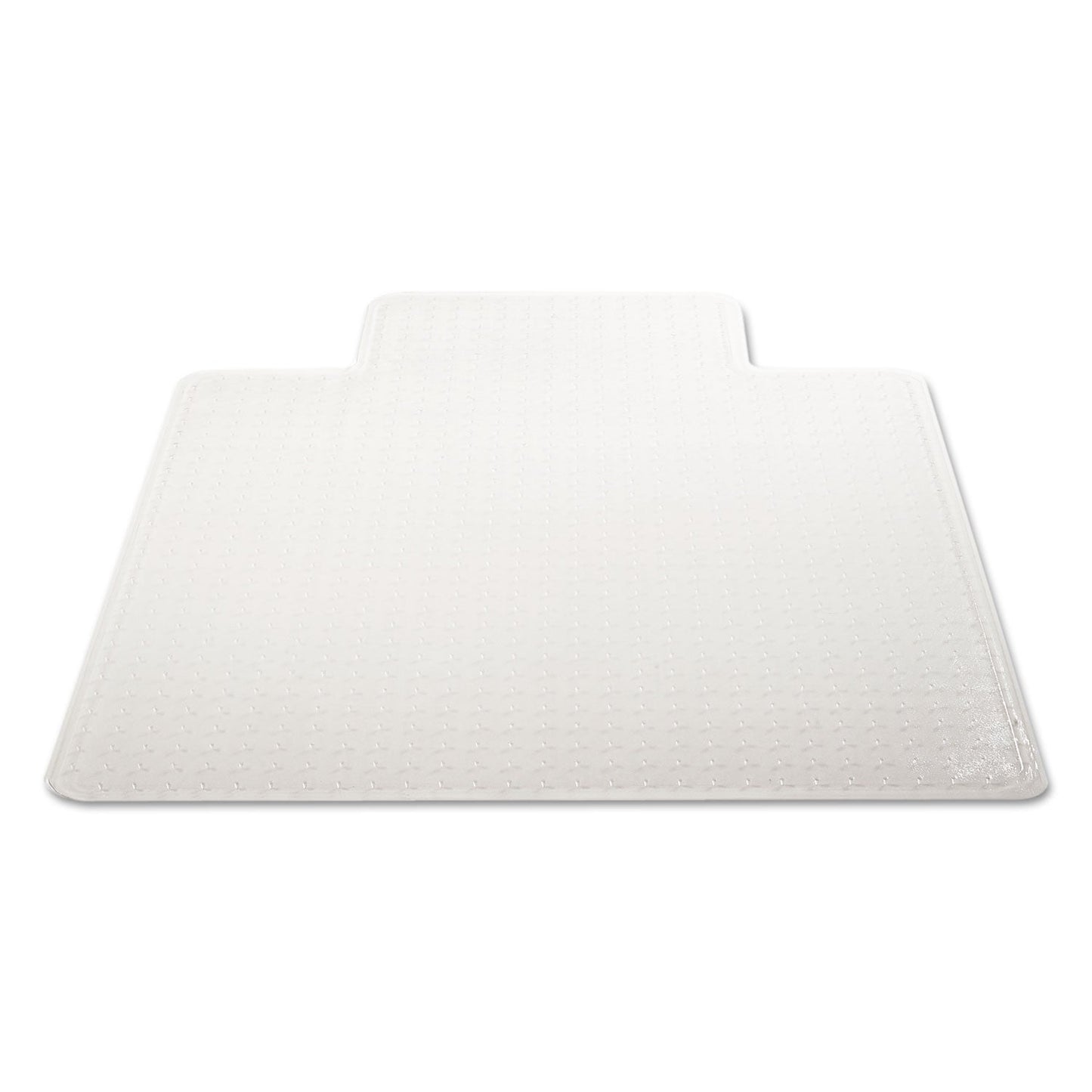 deflecto DuraMat Moderate Use Chair Mat for Low Pile Carpet, 46 x 60, Wide Lipped, Clear