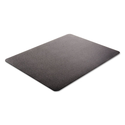 deflecto EconoMat Occasional Use Chair Mat for Low Pile Carpet, 46 x 60, Rectangular, Black
