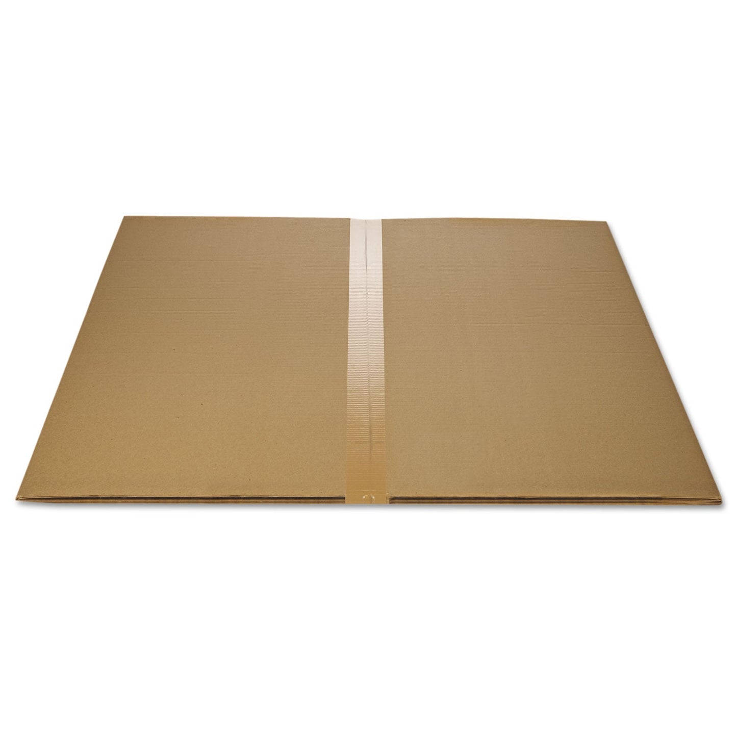 deflecto EconoMat All Day Use Chair Mat for Hard Floors, 45 x 53, Wide Lipped, Clear