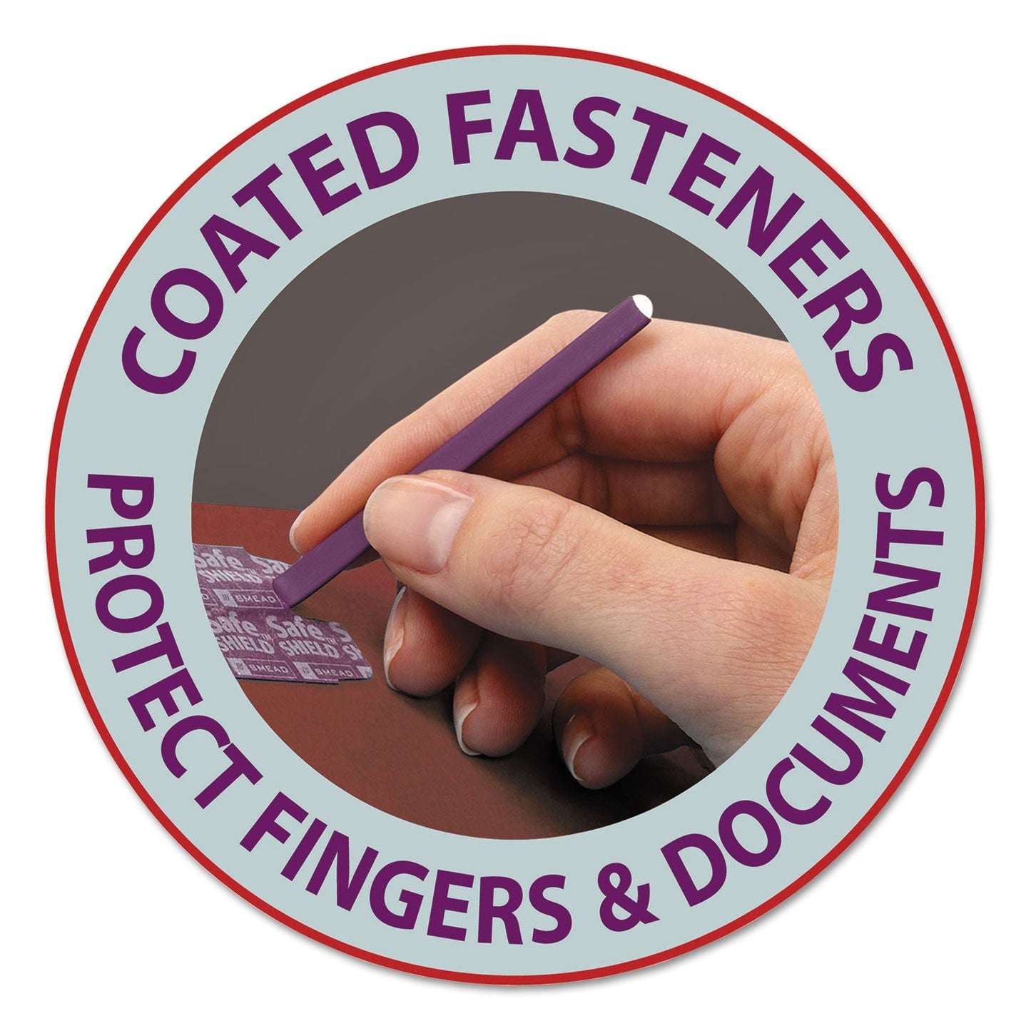 Smead End Tab Pressboard Classification Folders with SafeSHIELD Coated Fasteners, 2 Dividers, Legal Size, Red, 10/Box