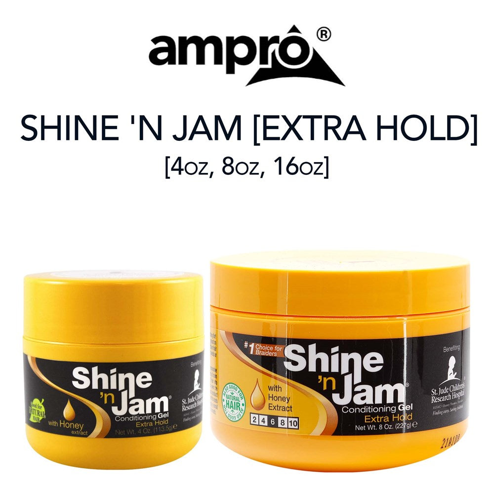 Shine N Jam Con Gel Extra Hld 4 Oz