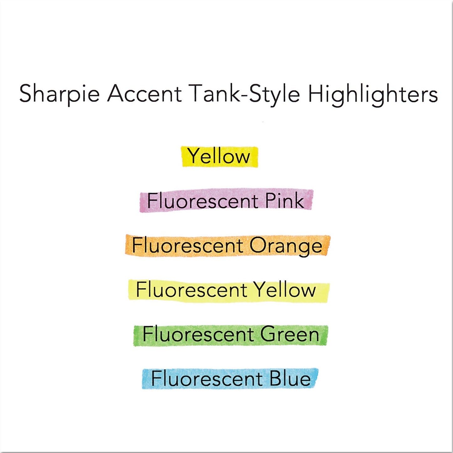 Sharpie Tank Style Highlighters, Pink Ink, Chisel Tip, Pink Barrel, Dozen