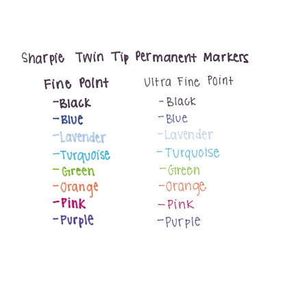 Sharpie Fine Tip Permanent Marker, Fine Bullet Tip, Black