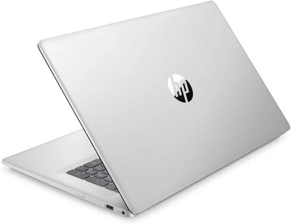 HP 17.3" FHD Business Laptop Computer, Windows 11 Laptop 32GB RAM 1.5TB Storage (1TB SSD+512GB Docking Set), 6-Core AMD Ryzen 5 Processor, AI Copilot, Numeric Keypad, NLY Earphones, Natural Silver