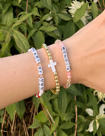 Wonder Letter Bracelet