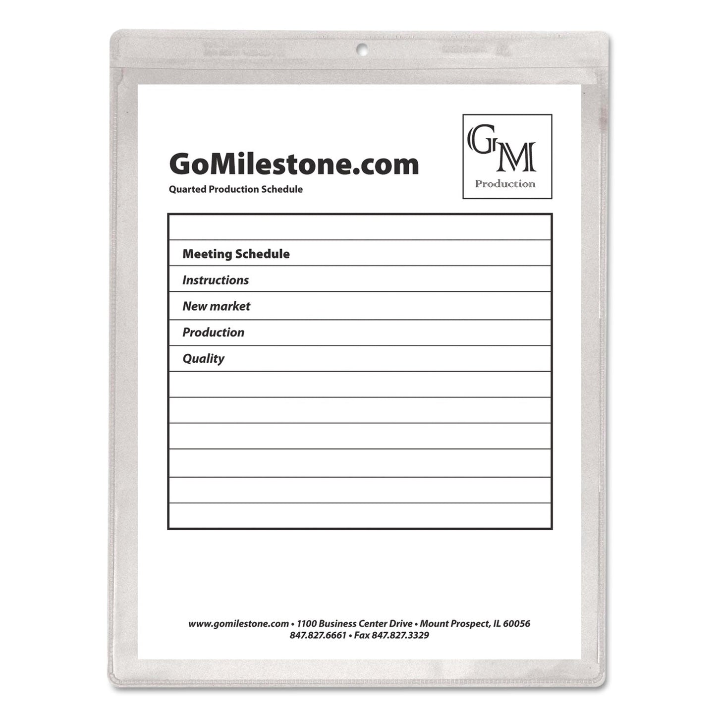 C-Line Clear Vinyl Shop Ticket Holders, Both Sides Clear, 15 Sheets, 8.5 x 11, 50/Box
