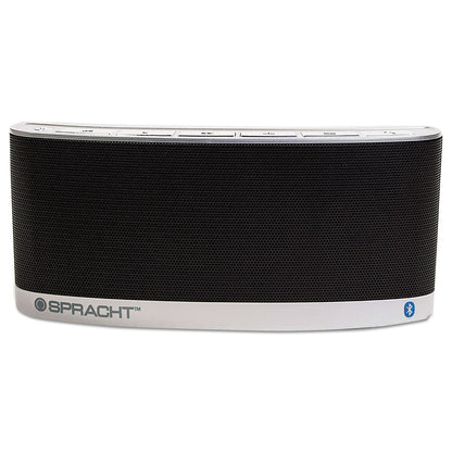 Spracht blunote 2 Portable Wireless Bluetooth Speaker, Black/Silver