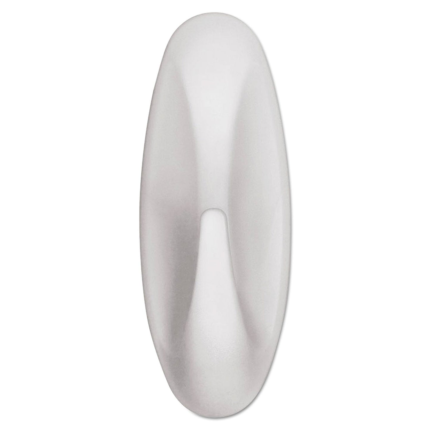 Command General Purpose Designer Hooks, Medium, 3 lb Cap, White, 2 Hooks and 4 Strips/Pack