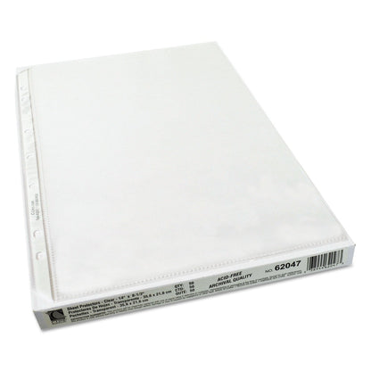 C-Line Heavyweight Poly Sheet Protectors, Clear, 2", 14 x 8.5, 50/Box