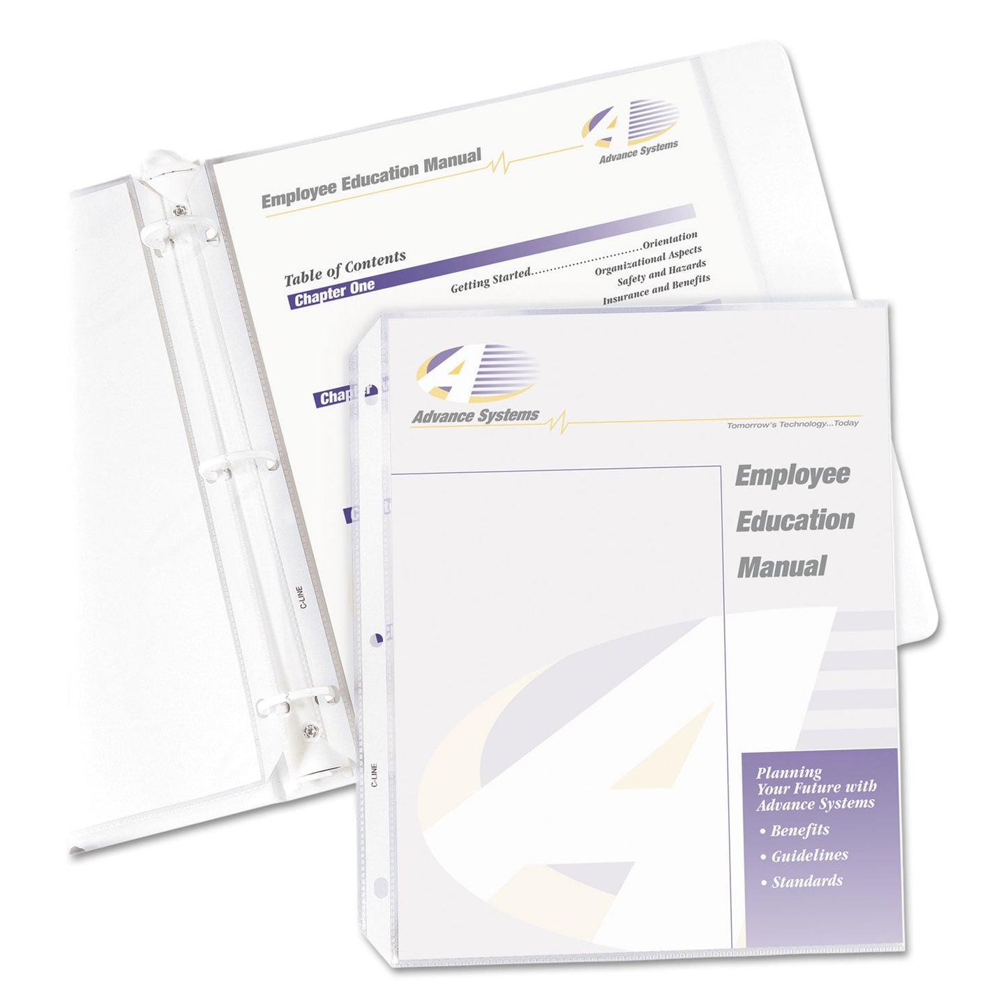 C-Line Super Heavyweight Polypropylene Sheet Protectors, Clear, 2", 11 x 8.5, 50/BX