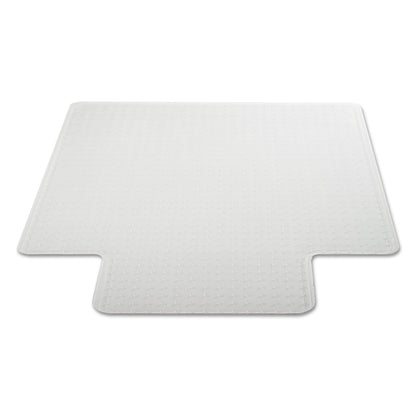 Alera Moderate Use Studded Chair Mat for Low Pile Carpet, 36 x 48, Lipped, Clear