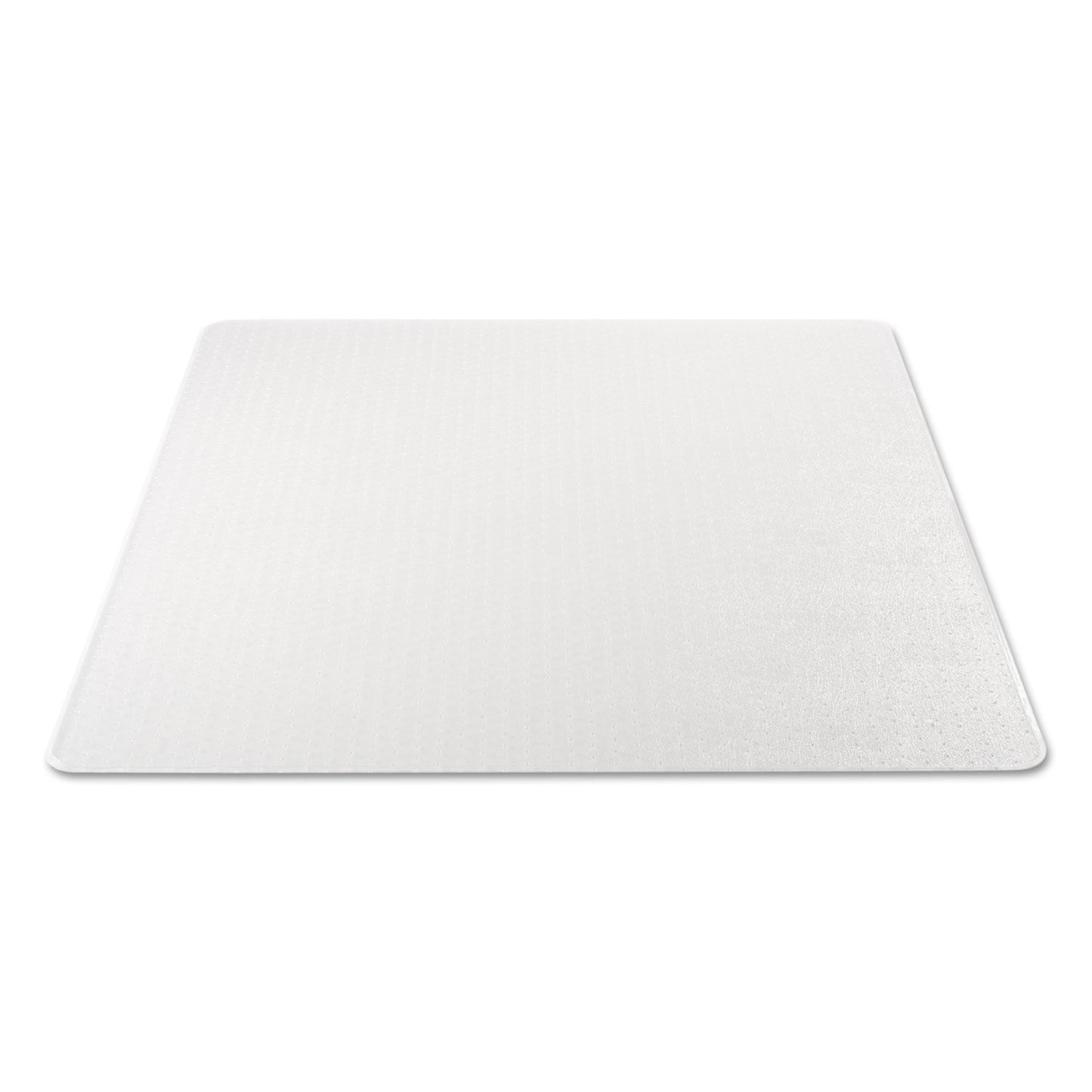 Alera Moderate Use Studded Chair Mat for Low Pile Carpet, 46 x 60, Rectangular, Clear