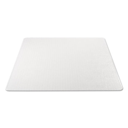 Alera Moderate Use Studded Chair Mat for Low Pile Carpet, 46 x 60, Rectangular, Clear