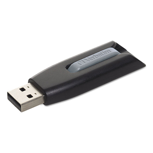 Verbatim Store 'n' Go V3 USB 3.0 Drive, 32 GB, Black/Gray