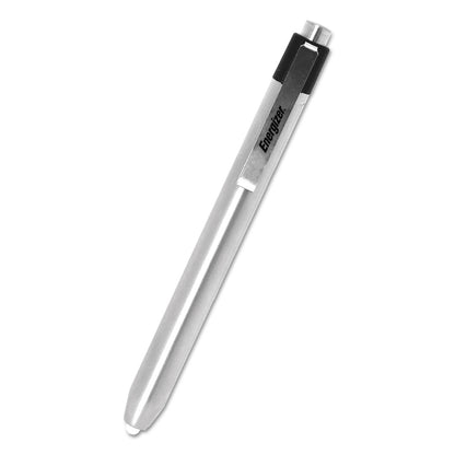 Energizer LED Pen Light, 2 AAA Batteries (Included), Silver/Black
