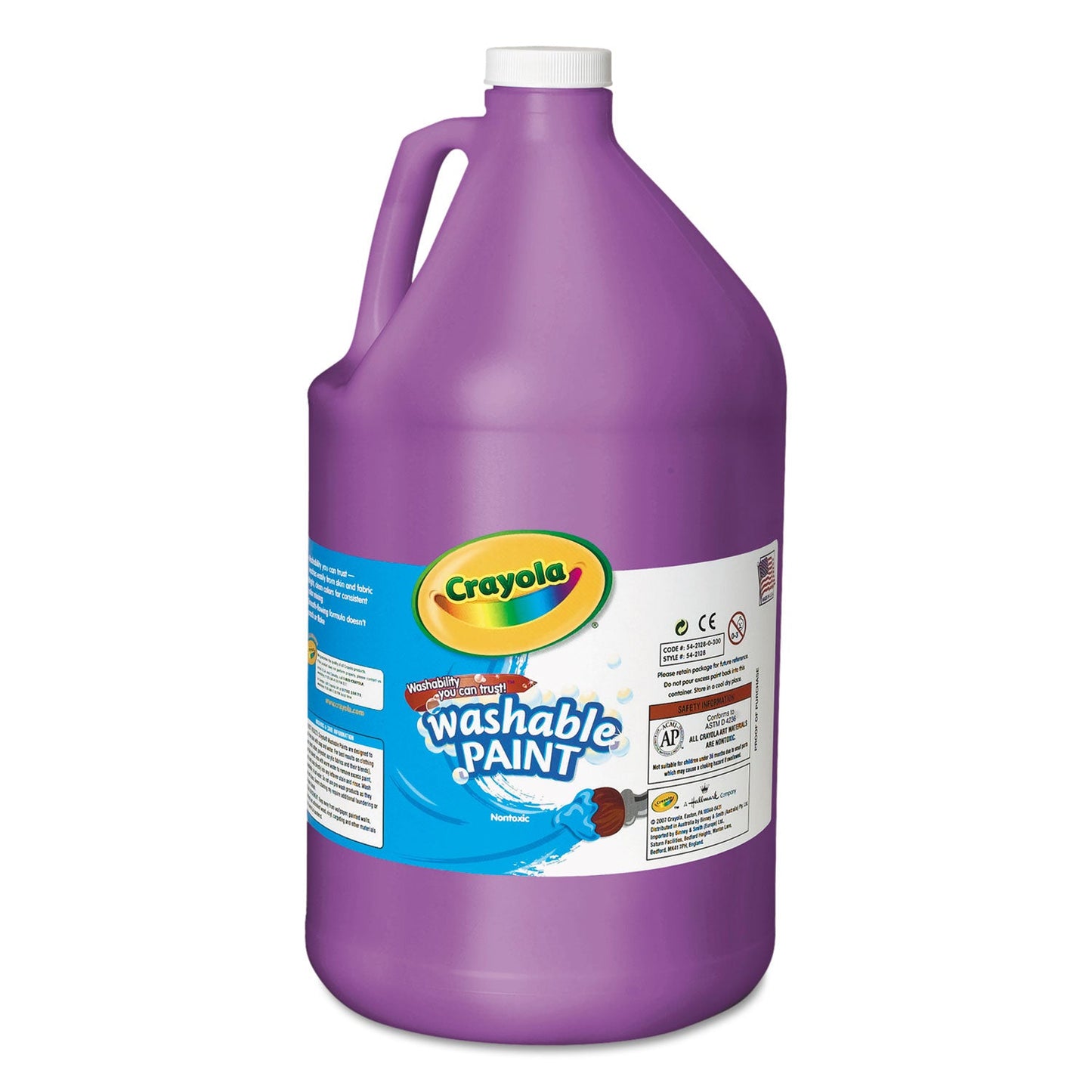Crayola Washable Paint, Violet, 1 gal Bottle
