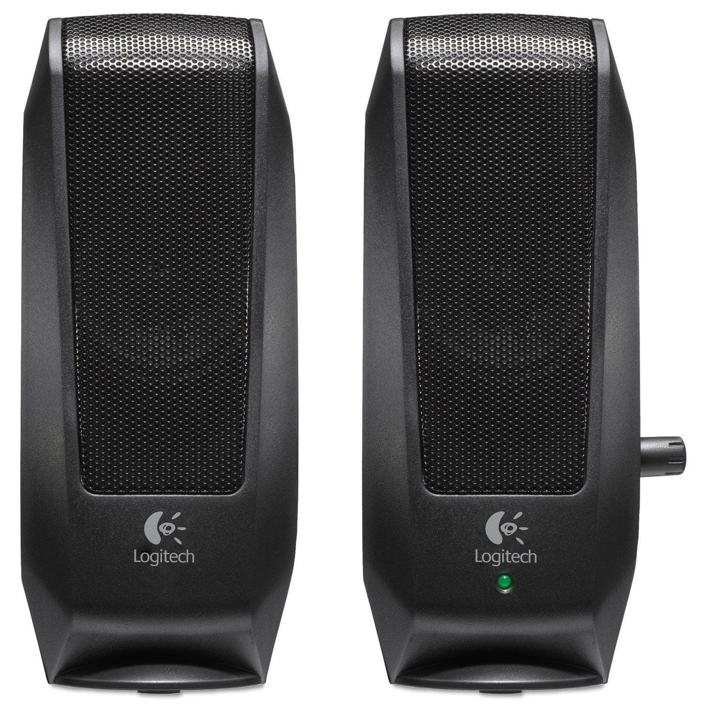 Logitech S120 2.0 Multimedia Speakers, Black