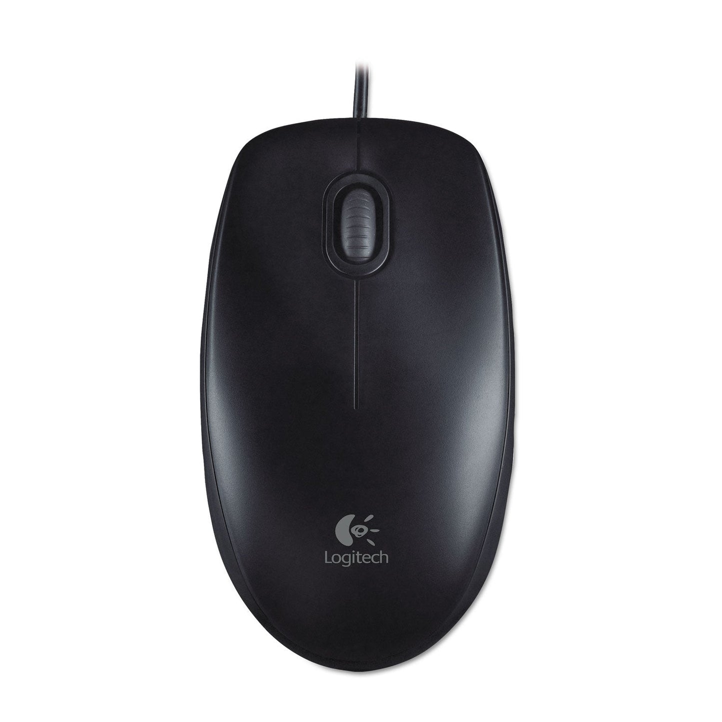 Logitech B100 Optical USB Mouse, USB 2.0, Left/Right Hand Use, Black