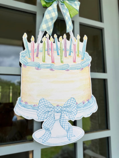 Let's Eat Cake Door Hanger