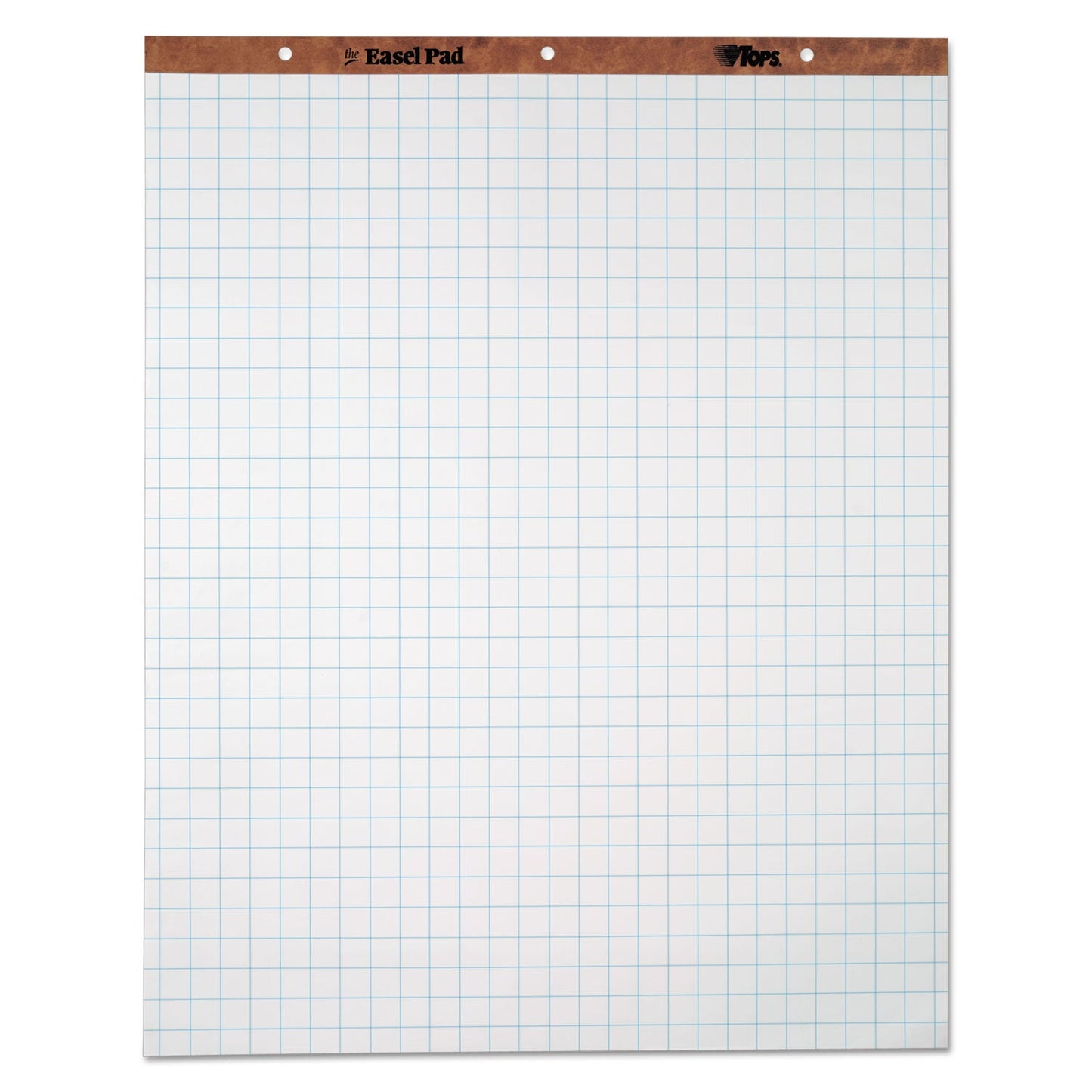 TOPS Easel Pads, Quadrille Rule (1 sq/in), 27 x 34, White, 50 Sheets, 4/Carton