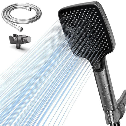 ROLAKUL High Pressure Multi-Mode Handheld Showerhead - Anti-Clogging Nozzles, Built-In Power Wash Function for Cleaning Tubs, Tiles and Pets, Extra-Long Stainless Steel Hose, Wall and Ceiling Mounts.
