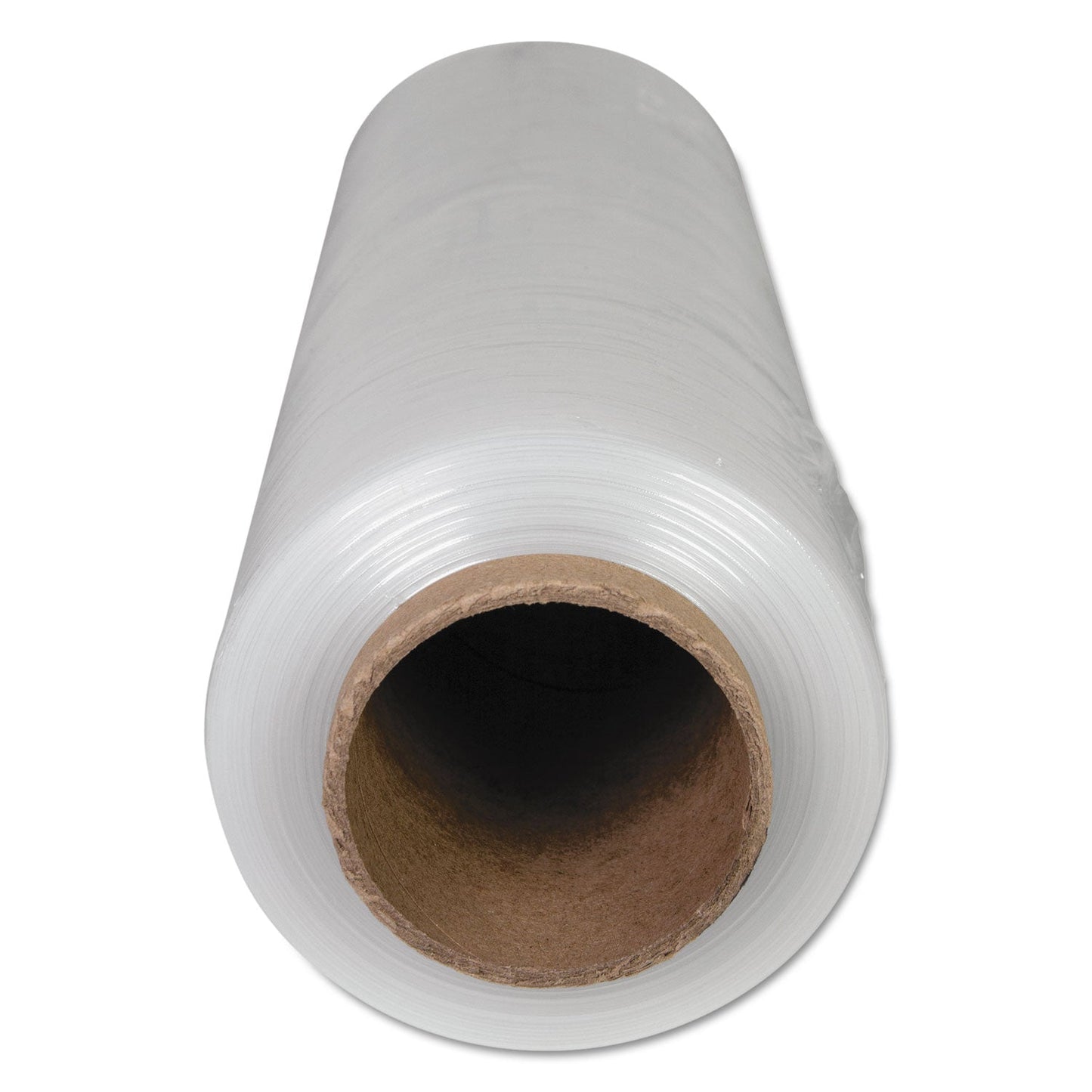 Universal Handwrap Stretch Film, 18" x 2,000 ft Roll, 15 mic (60-Gauge), 4/Carton