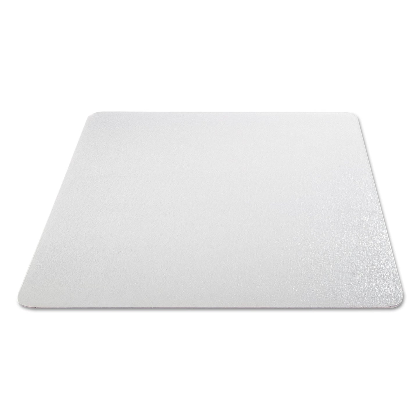 deflecto EconoMat All Day Use Chair Mat for Hard Floors, 45 x 53, Clear