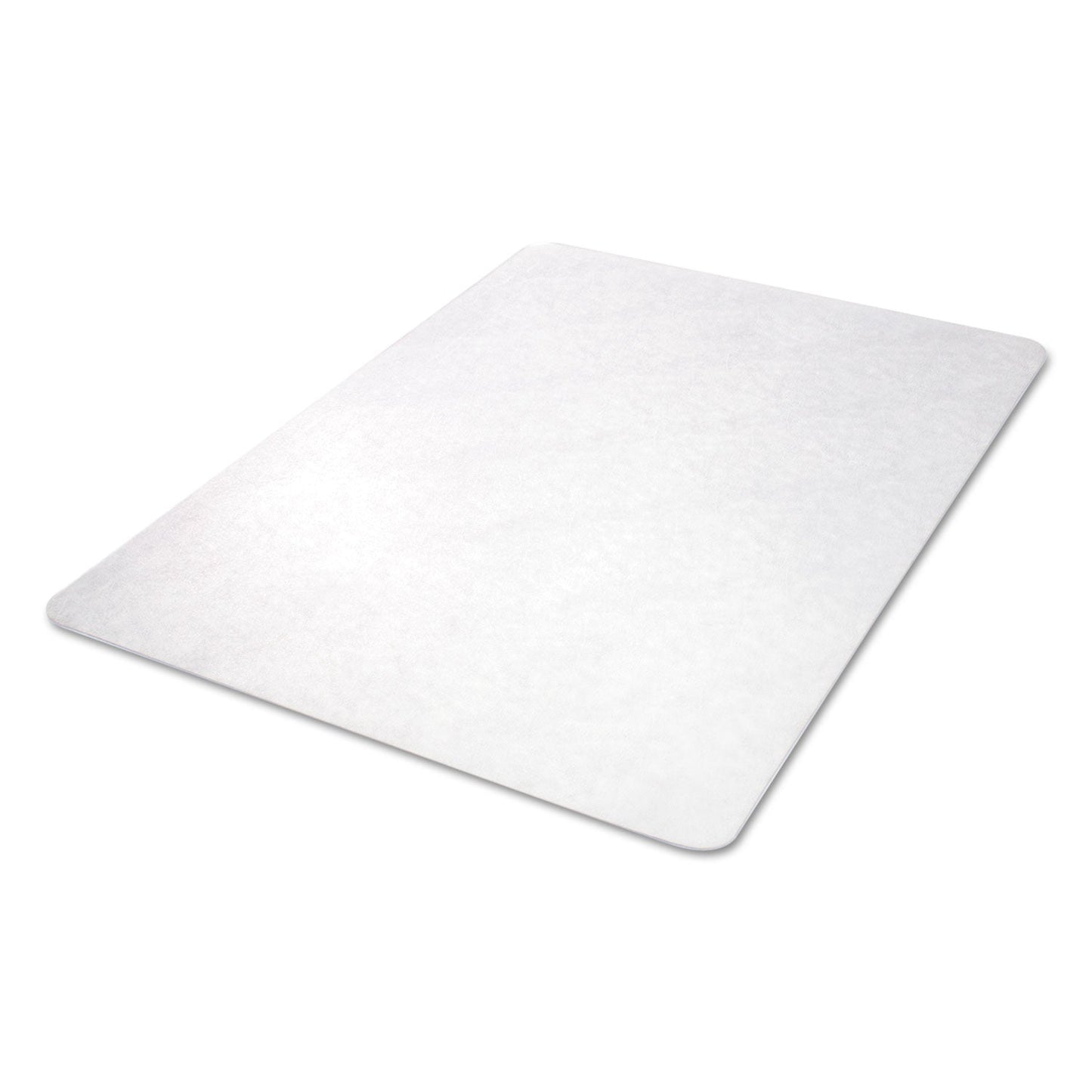 deflecto EconoMat All Day Use Chair Mat for Hard Floors, 45 x 53, Clear