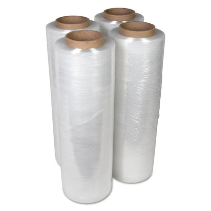 Universal Handwrap Stretch Film, 18" x 2,000 ft Roll, 15 mic (60-Gauge), 4/Carton